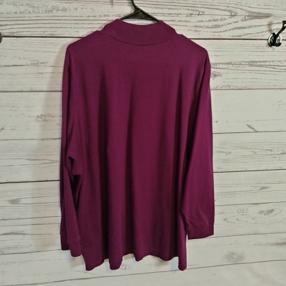 "All American Comfort" woman's long sleeve shirt - Picture 4 of 6